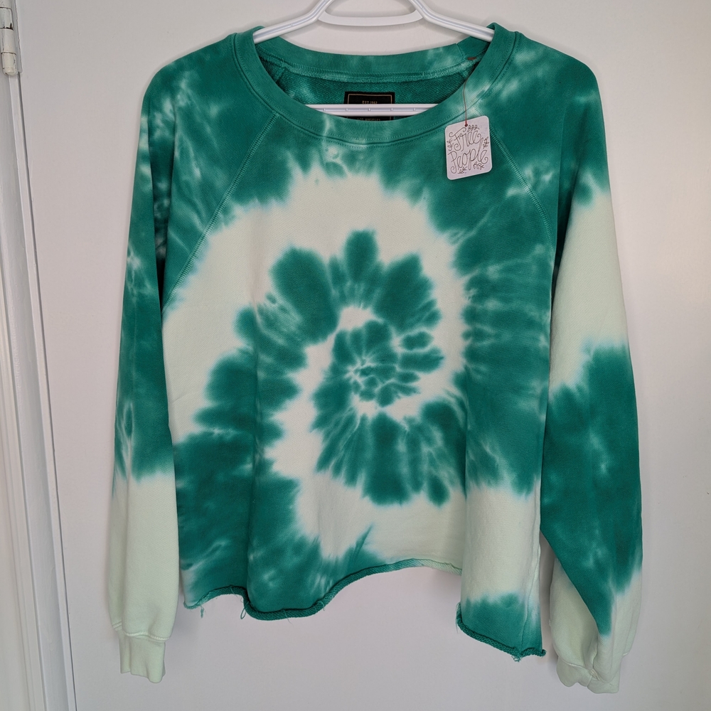BNWT RETRO BRAND LOS ANGELES TIE DYE SWEATSHIRT WOMENS MEDIUM
